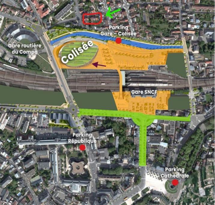 Studio 2 Chartres Gare Et Colisee A 100 M Luaran gambar